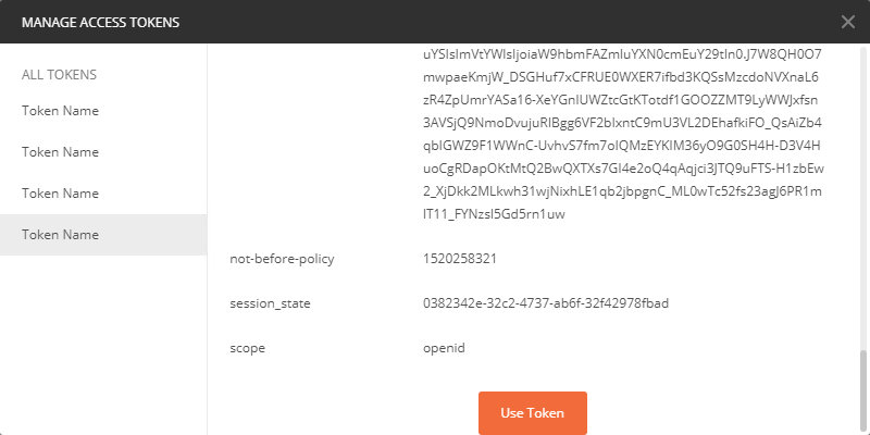 how to use the token