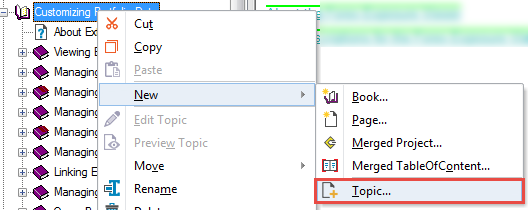 New Topic from TOC