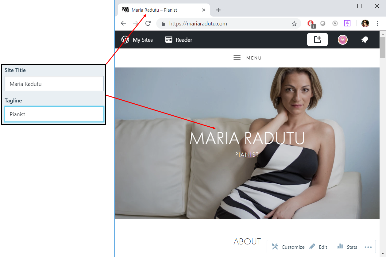 change site identity